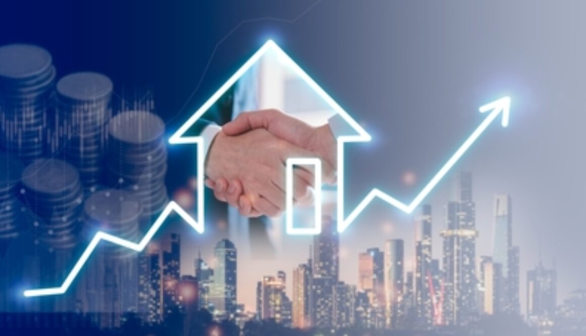 Investment,Planning,,Business,Real,Estate,Concept,,Interest,Rate.,Businessman,Shaking
