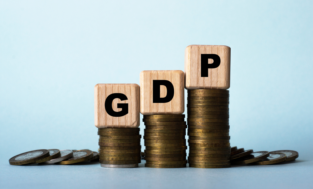 Gdp,(gross,Domestic,Product),-,Acronym,On,Wooden,Cubes.,Which