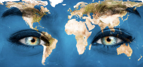 Human,Face,Painted,With,Planet,Earth,-,"elements,Of,This Human,Face,Painted,With,Planet,Earth,-,"elements,Of,This