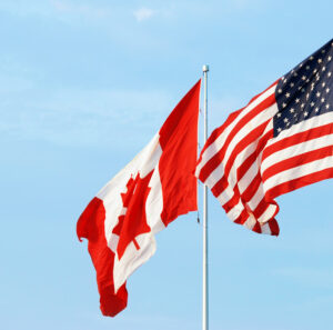 Canadian,Usa,Flag