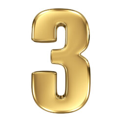 3d,Golden,Number,Collection,-,3