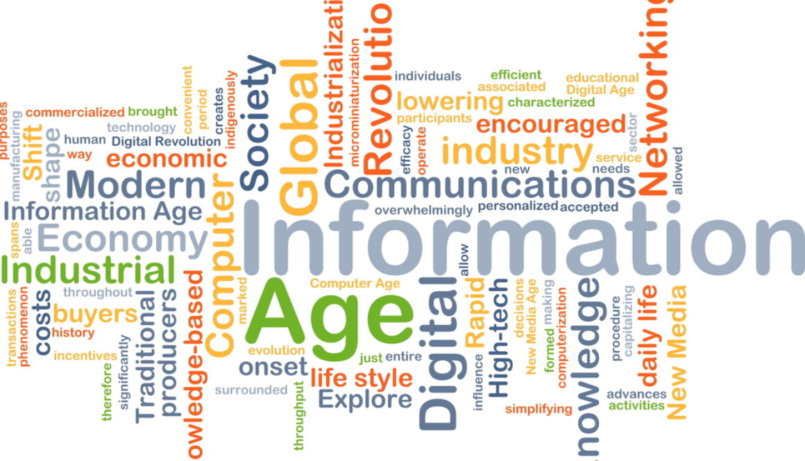 Background,Concept,Wordcloud,Illustration,Of,Information,Age