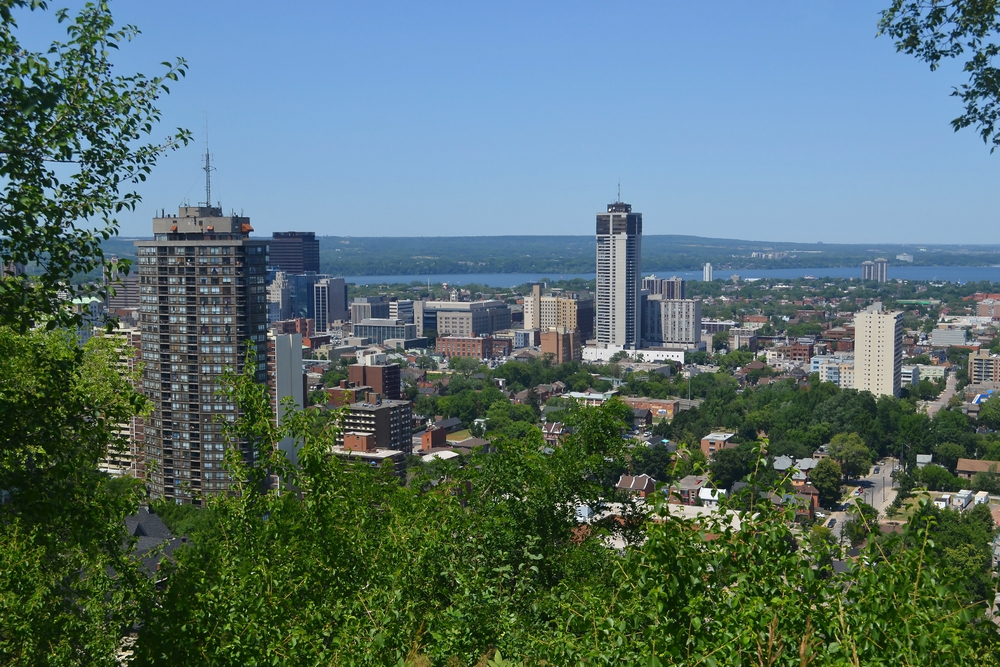 The,View,Of,Downtown,Hamilton,With,Some,High,Rises,And The,View,Of,Downtown,Hamilton,With,Some,High,Rises,And