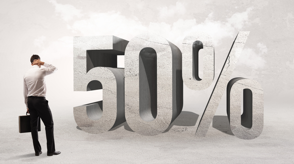Rear,View,Of,A,Businessman,Standing,In,Front,Of,50%
