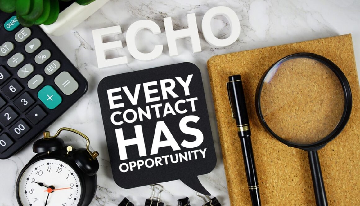 Echo,-,Every,Contact,Has,Opportunity,Acronym,With,Calculator,,Alarm