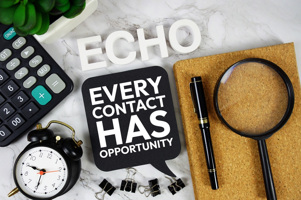 Echo,-,Every,Contact,Has,Opportunity,Acronym,With,Calculator,,Alarm